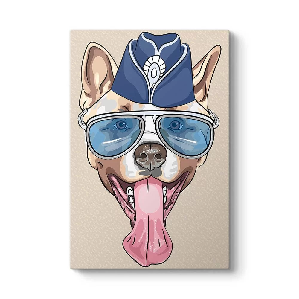 Pitbull Popart Tablosu - Model 2
